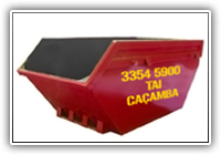 Caçamba -Capacidade para  5 m3 de residuos solidos